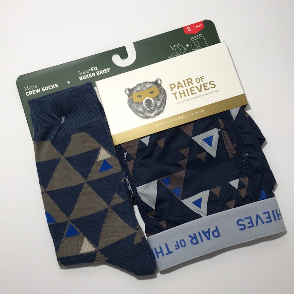 NWT Pair of Thieves Men’s Crew Socks + Boxer Brief